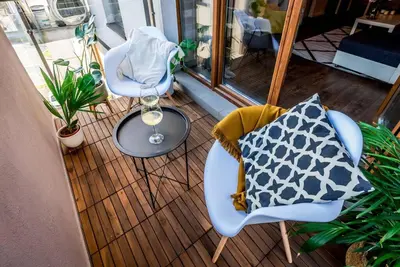 Część wypoczynkowa w obiekcie Luksusowy apartament & Parking