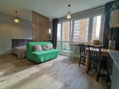 Część wypoczynkowa w obiekcie Flat near Old Town