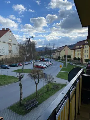 Budynek, w którym mieści się apartament