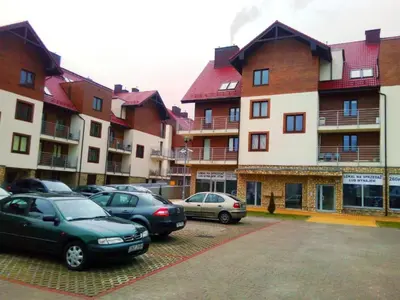 Budynek, w którym mieści się apartament
