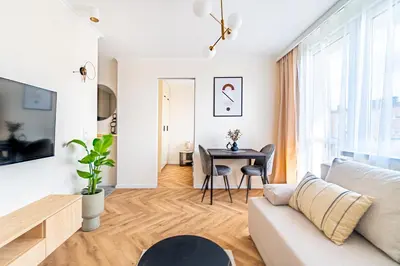 Część wypoczynkowa w obiekcie Apartament Przytulny, Klimatyzacja, PW INVEST HOME