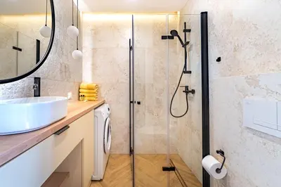Łazienka w obiekcie Apartament Przytulny, Klimatyzacja, PW INVEST HOME