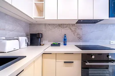 Kuchnia lub aneks kuchenny w obiekcie Apartament Przytulny, Klimatyzacja, PW INVEST HOME