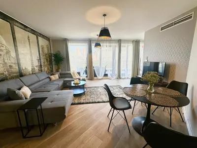 Część wypoczynkowa w obiekcie Apartament Centrum Krawiecka