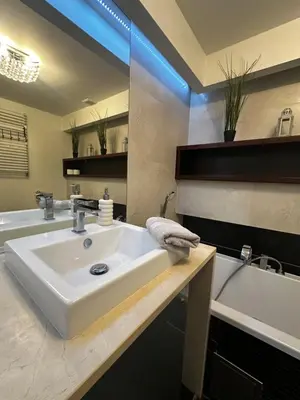 Łazienka w obiekcie Apartament Centrum Krawiecka