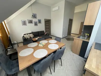 Kuchnia lub aneks kuchenny w obiekcie Apartamenty Świerkowa #2