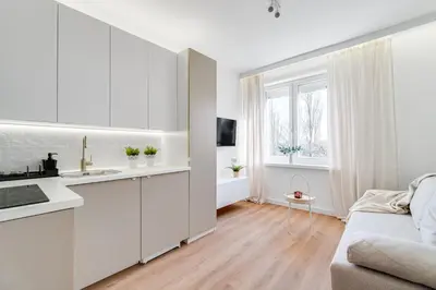 Kuchnia lub aneks kuchenny w obiekcie COMFISTAY Armii krajowej 16B - Near Central Station and Free parking
