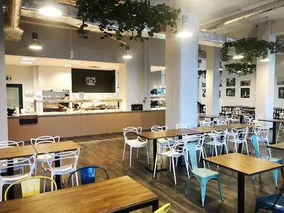 Restauracja lub miejsce do jedzenia w obiekcie Apartimento Hydral Valore