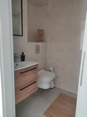 Łazienka w obiekcie Apartament Leon