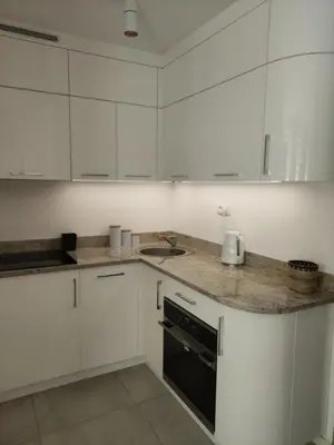 Kuchnia lub aneks kuchenny w obiekcie Apartament Leon