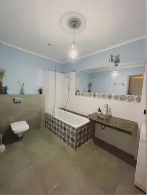 Łazienka w obiekcie Apartament w rynku