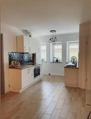 Kuchnia lub aneks kuchenny w obiekcie Apartament w rynku