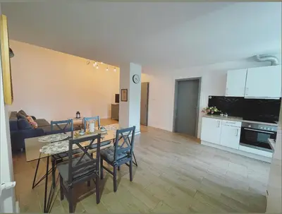 Kuchnia lub aneks kuchenny w obiekcie Apartament w rynku