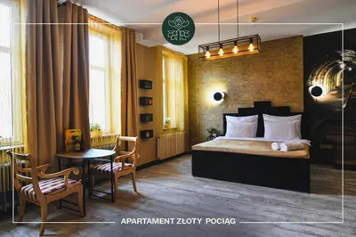 Łóżko lub łóżka w pokoju w obiekcie Apartamenty przy Zamkowej w Wałbrzychu