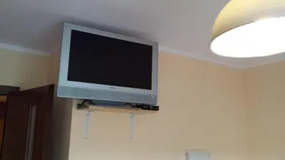 Telewizja i/lub zestaw kina domowego w obiekcie Pokoje w Uzdrowisku
