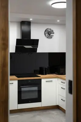 Kuchnia lub aneks kuchenny w obiekcie Apartament Pogodny Lazur