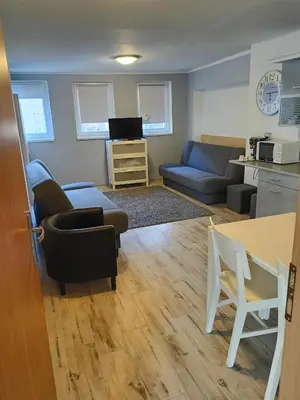 Część wypoczynkowa w obiekcie Apartament na Cichej