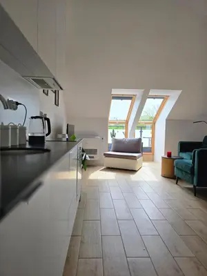 Kuchnia lub aneks kuchenny w obiekcie Apartament Dolina Baryczy Milicz