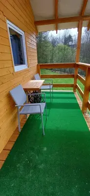 Balkon lub taras w obiekcie Modrzewie