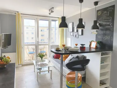 Część wypoczynkowa w obiekcie 3rooms-Balcony-PKP - DeerRest Apart