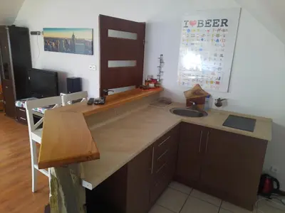 Telewizja i/lub zestaw kina domowego w obiekcie Pokoje u ANI M