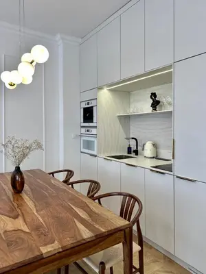 Kuchnia lub aneks kuchenny w obiekcie Olawska8 Apartment