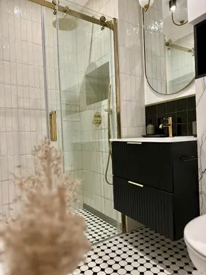 Łazienka w obiekcie Olawska8 Apartment