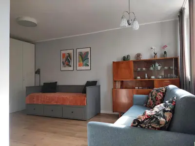 Część wypoczynkowa w obiekcie Marel-Apartament STUDIO 11 Duszniki Zdrój