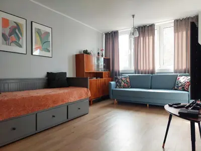 Część wypoczynkowa w obiekcie Marel-Apartament STUDIO 11 Duszniki Zdrój