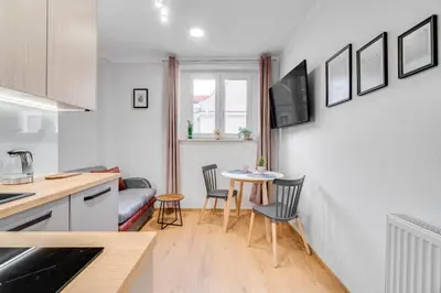 Kuchnia lub aneks kuchenny w obiekcie Apartamenty Franciszkańska