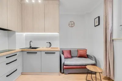 Kuchnia lub aneks kuchenny w obiekcie Apartamenty Franciszkańska