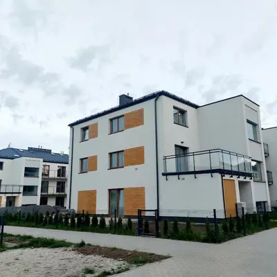 Budynek, w którym mieści się apartament