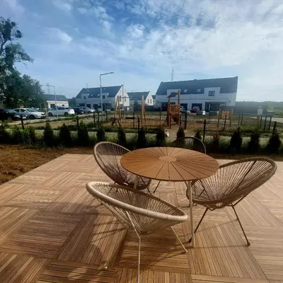 Budynek, w którym mieści się apartament