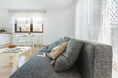 Część wypoczynkowa w obiekcie Komfort Parking Balkon