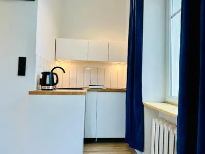 Kuchnia lub aneks kuchenny w obiekcie Apartamenty Maj Sokołowsko