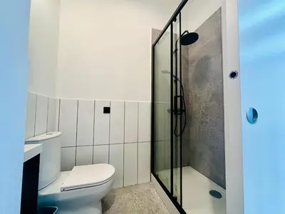 Łazienka w obiekcie Apartamenty Maj Sokołowsko