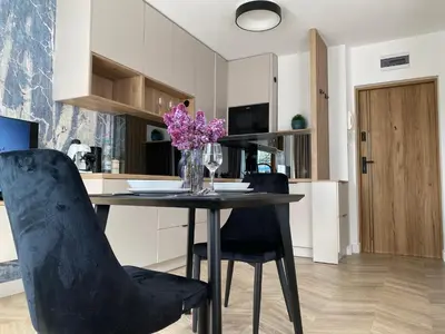 Kuchnia lub aneks kuchenny w obiekcie Apartament dla Dwojga