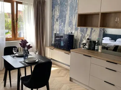 Kuchnia lub aneks kuchenny w obiekcie Apartament dla Dwojga