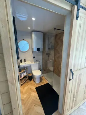 Łazienka w obiekcie beGLAMP glamping - narty, góry i Park Narodowy