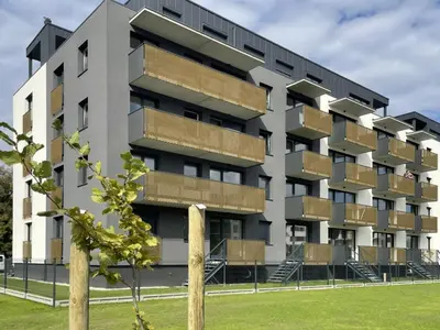 Budynek, w którym mieści się apartament