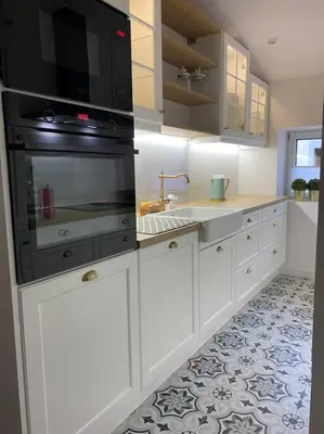 Kuchnia lub aneks kuchenny w obiekcie City Glamour Apartament
