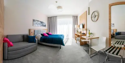 Część wypoczynkowa w obiekcie Apartament Folgaria - Aparthotel Panorama Czarna Góra