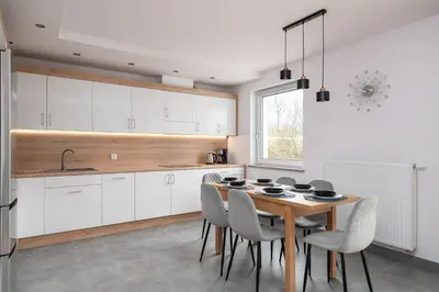 Kuchnia lub aneks kuchenny w obiekcie Apartament GOJA Podzamcze