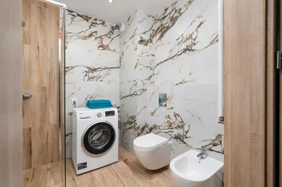 Łazienka w obiekcie Apartament GOJA Podzamcze