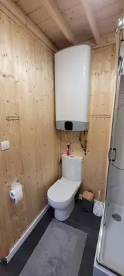 Łazienka w obiekcie Kolej na sudety