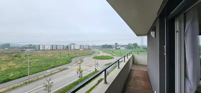 Balkon lub taras w obiekcie Apartamenty Natura