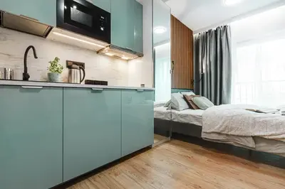 Łóżko lub łóżka w pokoju w obiekcie Stylowe Apartamenty w Centrum