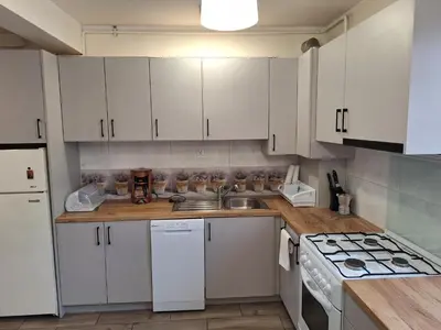 Kuchnia lub aneks kuchenny w obiekcie Apartament POD CHEŁMCEM