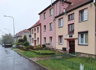 Budynek, w którym mieści się apartament