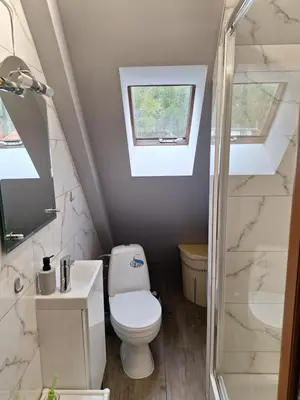 Łazienka w obiekcie Apartament POD CHEŁMCEM